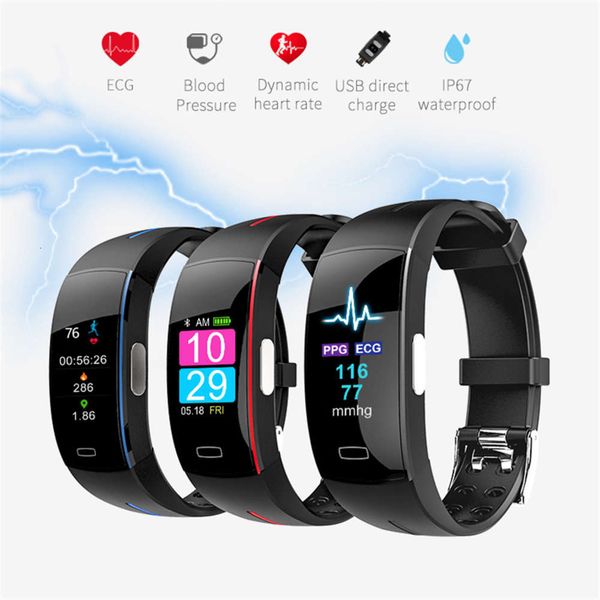 

intelligent belt p3plus is compatible with ecg + ppg, heart rate control, pedometer, exercise and fitns