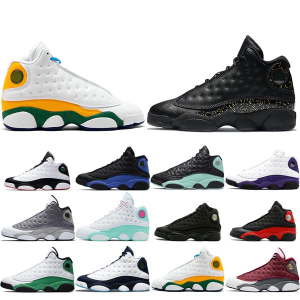 

basketball shoes 13s original atmosphere grey aurora green and gown gold glitter hyper royal island lucky red flint playground runner happy