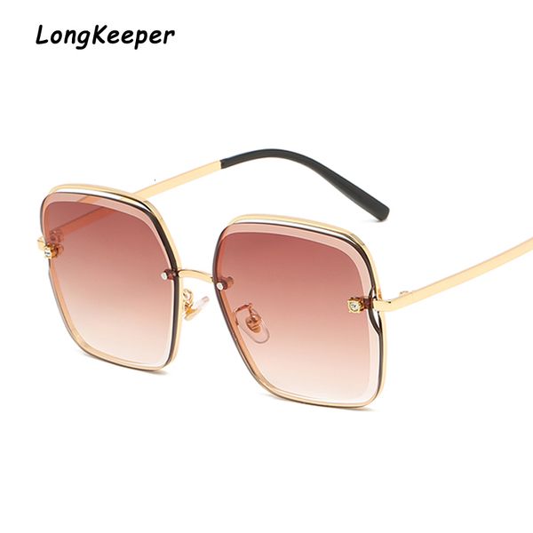 

women sun glasses gradient lens luxury female designer oversized square sunglasses for ladies 2020 black friday gafas goggle uv400, White;black