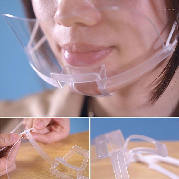 

disposable gloves against droplets mask health care tools transparent anti fog catering el plastic kitchen restaurant anti-saliva shield1