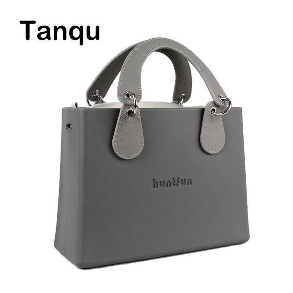 

tanqu huntfun eva waterproof square bag with concise curved drop handle removable inner pocket women o bag style handbag obag