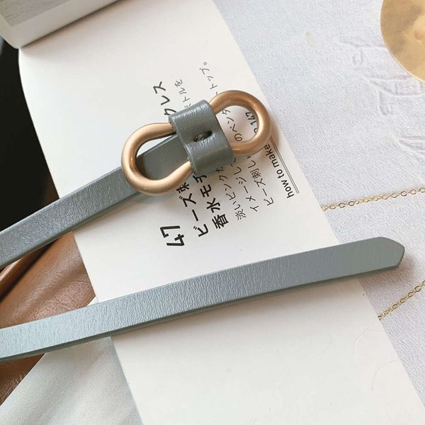 

thin korean fashion bandage belt women's soft decorative dress with skirt versatile two-layer leather strap, Black;brown