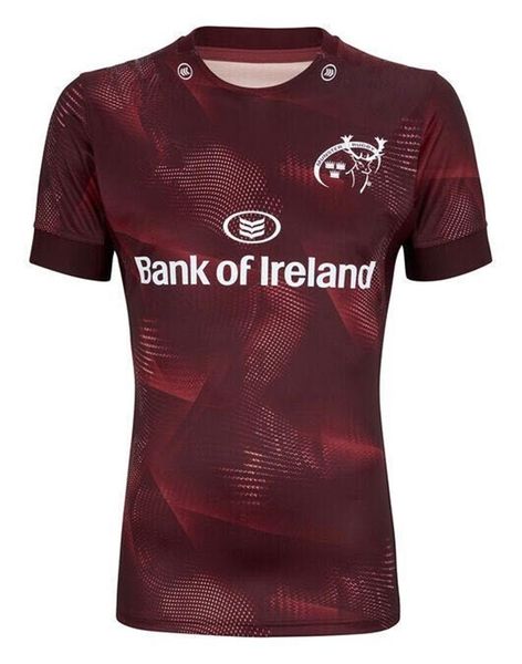 

2021 munster home away rugby jersey muenster alternative rugby jerseys league training t-shirt s-5xl, Black;gray