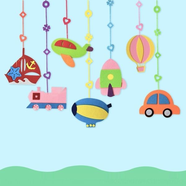 

oh8n8 double-sided creative in transportation kindergarten hanging ornaments non-woven the air tools nonwoven fabric hanger pendantschool pe