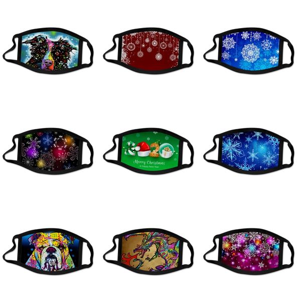 

designer printed face mask sponge dustproof mouth face mask anime cartoon lucky bear women men cute face mouth masks#152, Black