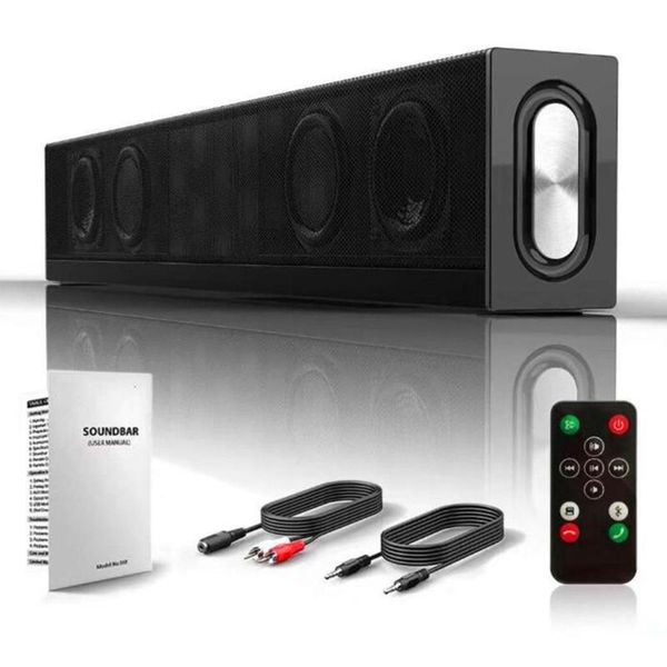 

hifi bluetooth speaker home theater soundbar super bass portable wireless pc tv speaker subwoofer built-in microphone 4500mah