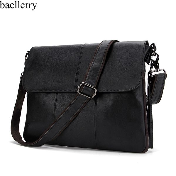 

european genuine men briefcases male leather business computer lapcrossbody bags mens messenger bag