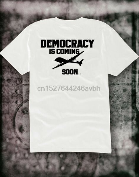 

t shirt democracy is coming soon usa cia terror war fbi isis om antifa is sport hooded sweatshirt hoodie