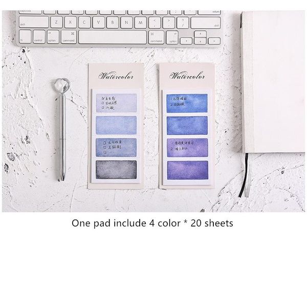 

6 шт красочного memo pad set мини index sticky note цвет тег этикетка planner наклейка книга маркер канцелярская школа f6633 bbyugj