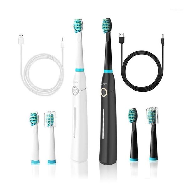 

acoustic wave electric toothbrush ultra sonic vibration 5 modes powerful clean1