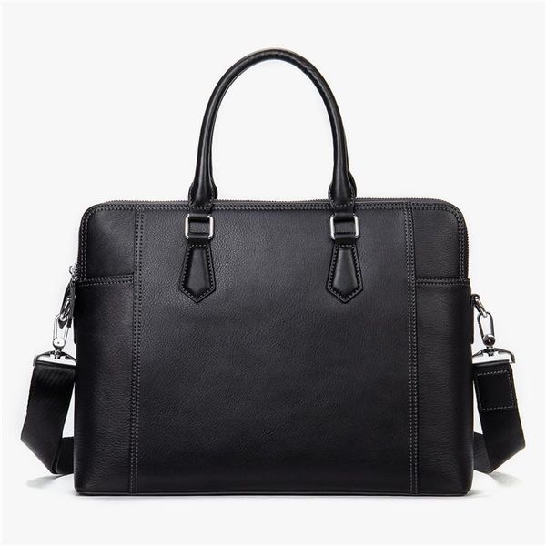 

man briefcase bag genuine leather shoulder messenger bags business office handbag for 14 inch laptop