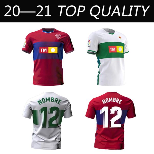 

20 21 elche cf soccer jerseys home away rodriguez fidel calvo 12 milla 11 josan folch 2020 jersey football shirts man top, Black;yellow