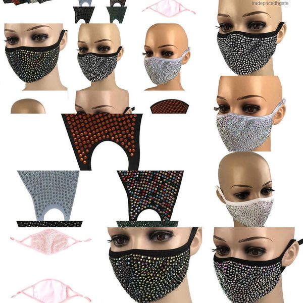 

bling protective dustproof diamond mask pm2.5 mouth fashion masks washable reusable zw8t jdt6