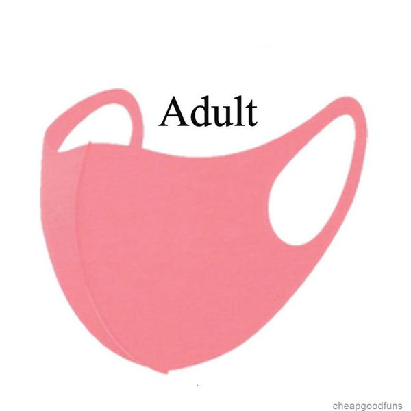 

u3ph2fashion kids face masks ice silk dust proof children facemask black white red celebrity sunscreen thin breathable mouth mask 8