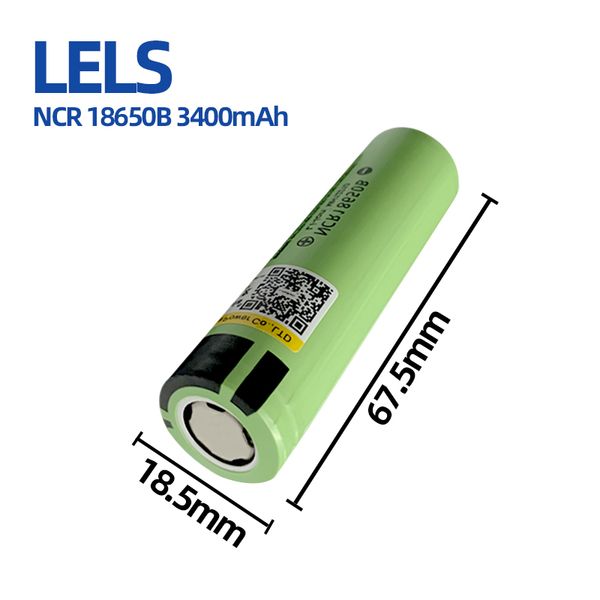 

lels ncr18650b 3.7v 3400mah 18650 lithium rechargeable battery for flashlight batteries e cig mod rechargeable li-ion cell battery