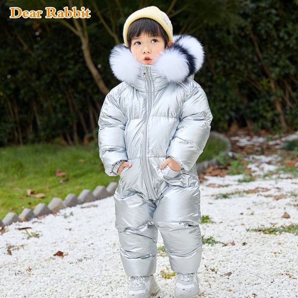 

30 russian winter warm snowsuit 2020 baby girl clothes duck down jacket outdoor infant climbing romper boy kids jumpsuit 1-5 y 1024, Blue