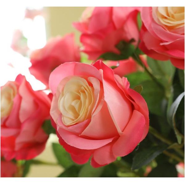 

artificial rose silk craft flowers real touch flowers for wedding christmas room decoration50cm about valentin jllbyf outbag2007