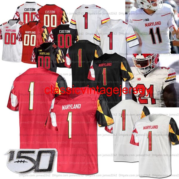 

custom men women youth maryland terrapins football jersey dontay demus jr. taulia tagovailoa fleet-davis isaiah jacobs rakim jarrett tarheeb, Black