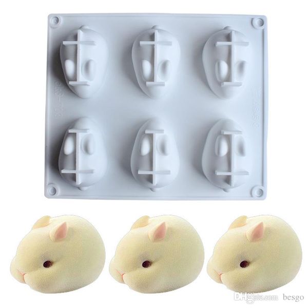 

rabbit silicone cake mold chocolate mould truffle bakeware mousse mould dessert maker baking tool pastry decoration accessory vt0306
