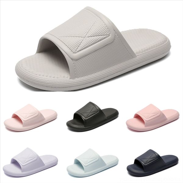 

txlz new leather lady summer flat-soled golden button slipper slippers rihanna leadcat beach lady designer designer flat-soled slippers, Black