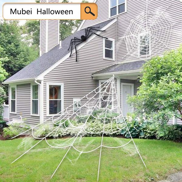 

jvbw4 new spider prop magic toy web toytriangle super halloween outdoor decoration props simulation net large trick toy p5cej