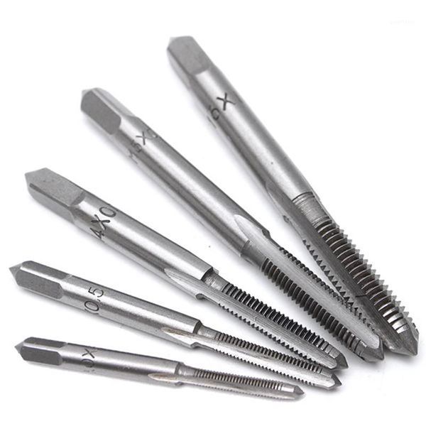 

gtbl 6pcs t-type machine hand screw tap wrench m3/m4/m5/m6/m8 tap die set straight fluted screw thread metric plug drill1