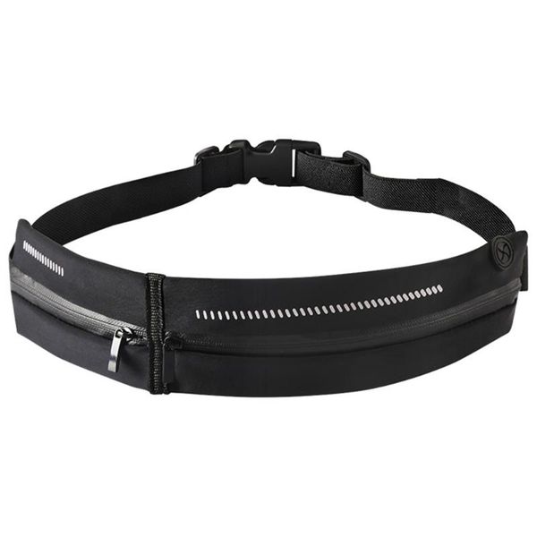 

sport waist bag running belt with reflective strips fitness belly fanny pack phone bags waterproof women running belt bag