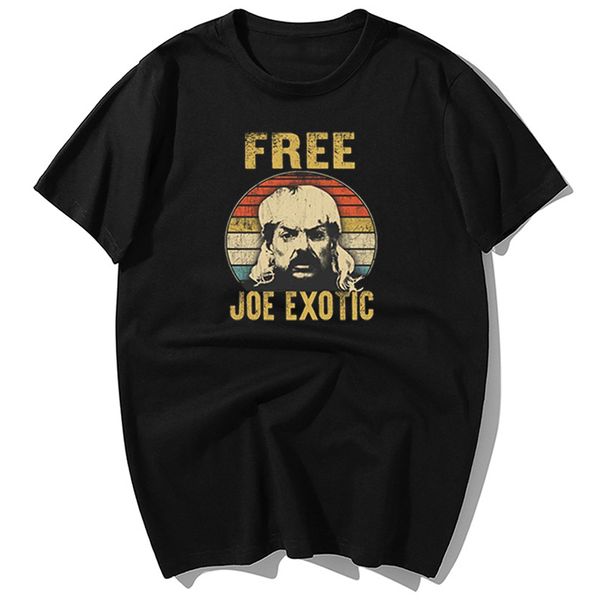 

the tiger king joe exotic print summer man's causal short sleeve tshirt harajuku streetwear sport hooded sweatshirt hoodie men t shirt