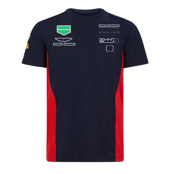 2021 F1 Fórmula 1 Team Racing Jersey Manga Curta Camiseta Esportes Pescoço Redondo Carro Workwear Fãs Personalizado Estilo Verão