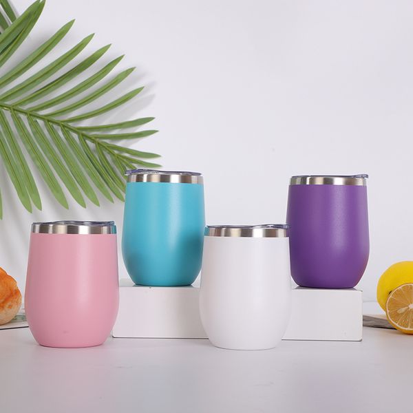 

12oz vacuum cups u-shaped double walled stainless steel wine wine beer juice water mugs tumbler insulated cup coffee mug vtky2320