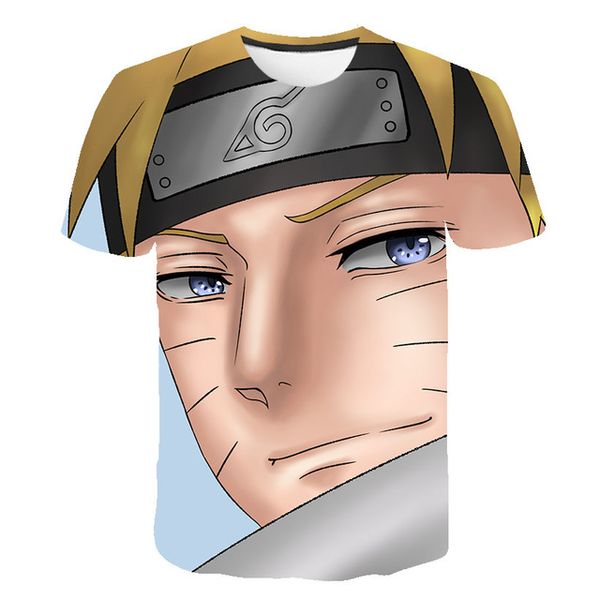 

style classic anime naruto lovely cosplay o collar new 3d print shirts oversized harajuku aesthetic men clothing