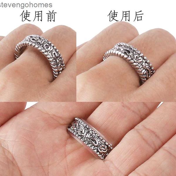 

factorypmoyinto big a ring is small changed transparent stick adjusting artifact, invisible the inner card anti falling, Silver