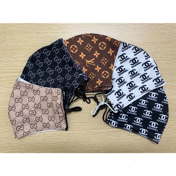 

kid designer face luxury mask washable cloth dustproof respirator outdoor cycling fashion letters print masks for children boy girls