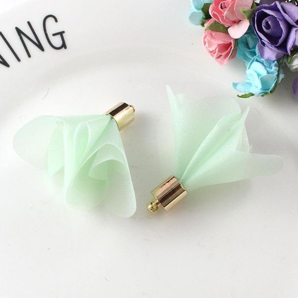 

10 шт. multicolor mini цветы киссы бахрома красный черный белый серый diy аксессуары серьги серьги ожерелья ювелирные изделия приветные подв