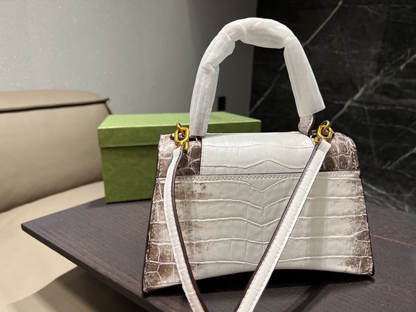 

new women' fashion bags beach bags shoulder messenger handbag crocodile pattern hourglass retro small square designer