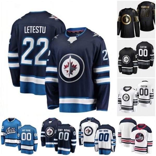 

custom winnipeg jets kevin hayes laurent brossoit logan shaw luca sbisa mark letestu marko dano 2020 hockey jerseys women stitched, Black;red