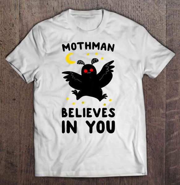 

men funny t shirt fashion tshirt mothman believes in you women t-shirt sport hooded sweatshirt hoodie