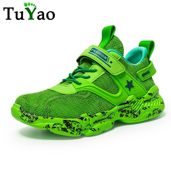 

2020 fashion big boys cool casual rubber shoes running mesh shoes trendy sport sneakers for big kids 1007, Black;red