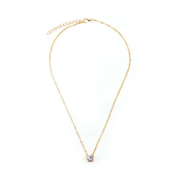 

sumeng блестящая циркон невидимый прозрачный thin line простые choker ожерелье женщин ювелирные изделия collana kolye bijoux collares collie, Silver