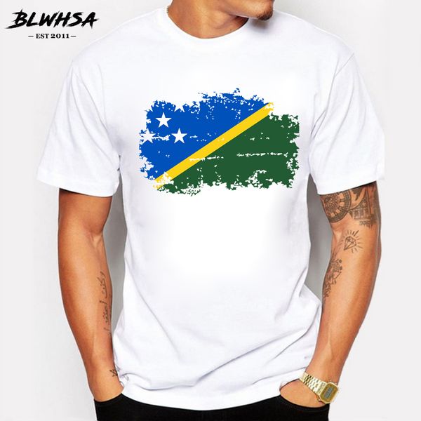 

sport blwhsa solomon islands flag t shirt men fashion short sleeve cotton brands t-shirts solomon islands national flag fans tee
