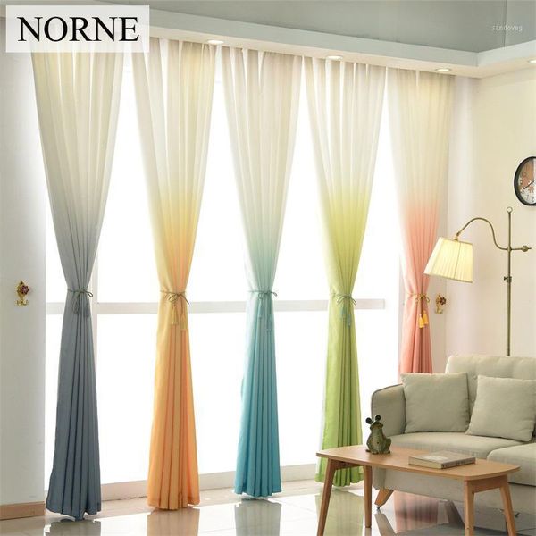 

norne modern window treatment room darkening gradient color curtains drapes for bedroom living room kitchen door blinds curtain1