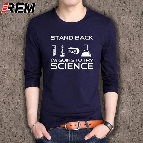

rem full t shirts man clothing mma i'm going to try science t-shirt men funny tee for scientists stand back sport hooded sweatshirt hoo