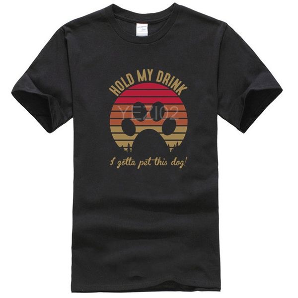 

hold my drink i gotta pet this dog shirt sport hooded sweatshirt hoodie
