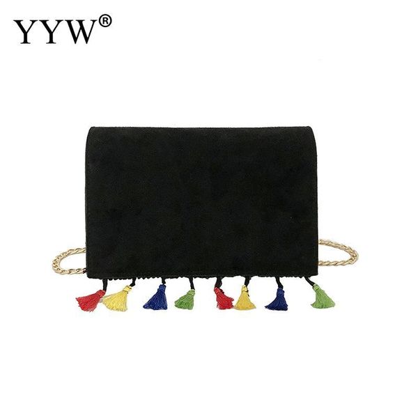 

pu leather box bag & easy matching & tassels crossbody bagelegant with chain more colors for choice