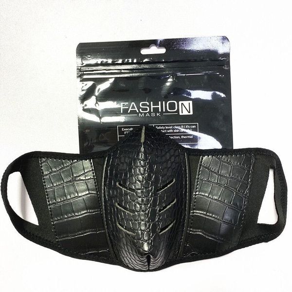 

factorysbevparty masks leather fashion packaging anti-dust cloth designer mask washable reusable face cover