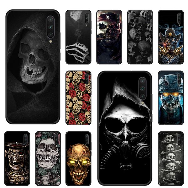 

череп crow цветок pirate любовь одеяло ворон дело телефон для xiaomi mi примечание 10 9т pro 9 8 lite poco x3 nfc shell