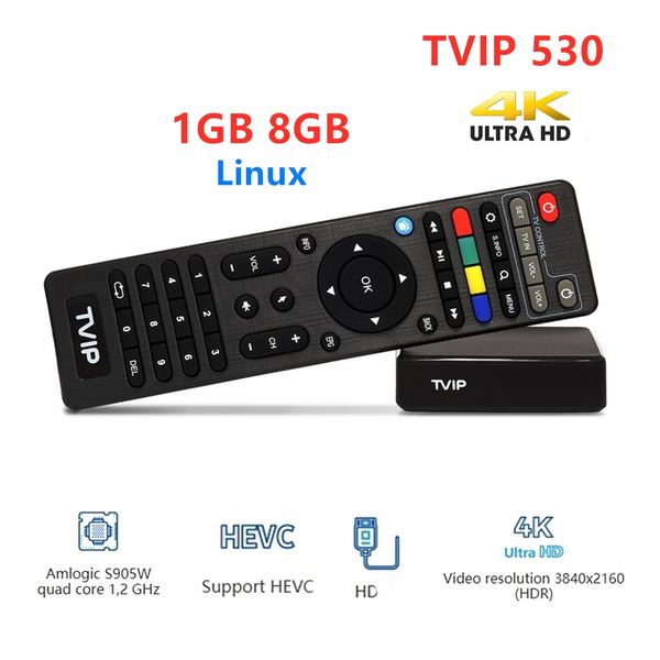 

tvip 530 s905w 1g 8g linux tv box streaming box tv box support protal tvip v530