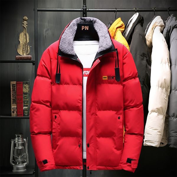 

sgol 2019 casual autumn winter down jackets elegant overcoat loose women long new turn-down sleeve outwear jacket wool blend coat collar plu, Black