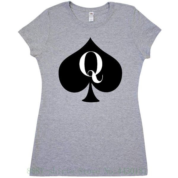 

women's tee queen of spades junior fit t shirt cotton casual lady girl female lady tshirt sport hooded sweatshirt hoodie
