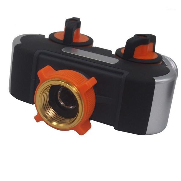 

2 way water hose splitter garden faucet water separator splitter outdoor y shape hose connector garden watering device1